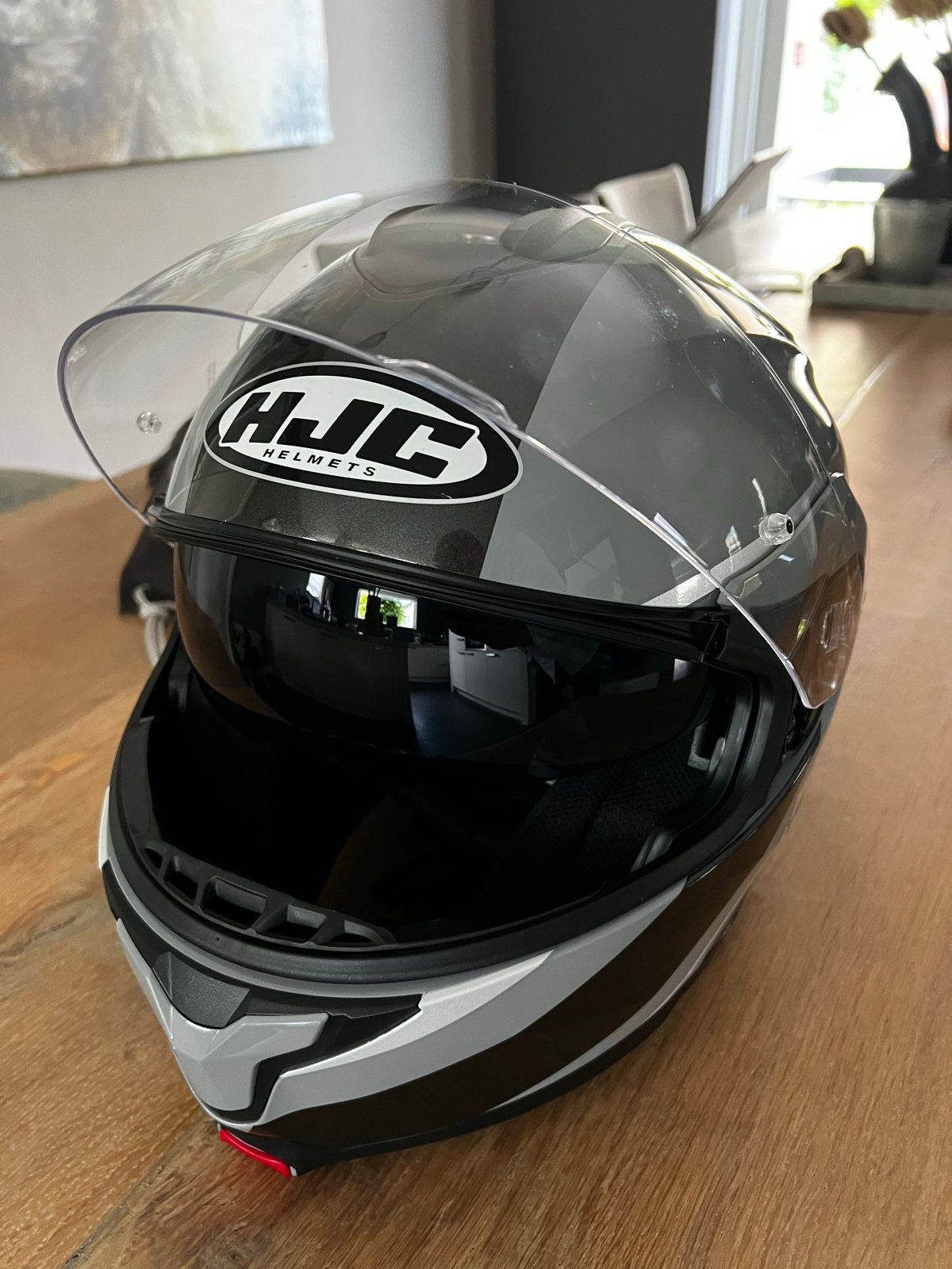 HJC C91 Systeemhelm - Maat L (58-59 cm), Motoren, Systeemhelm, Heren, HJC, Ophalen of Verzenden