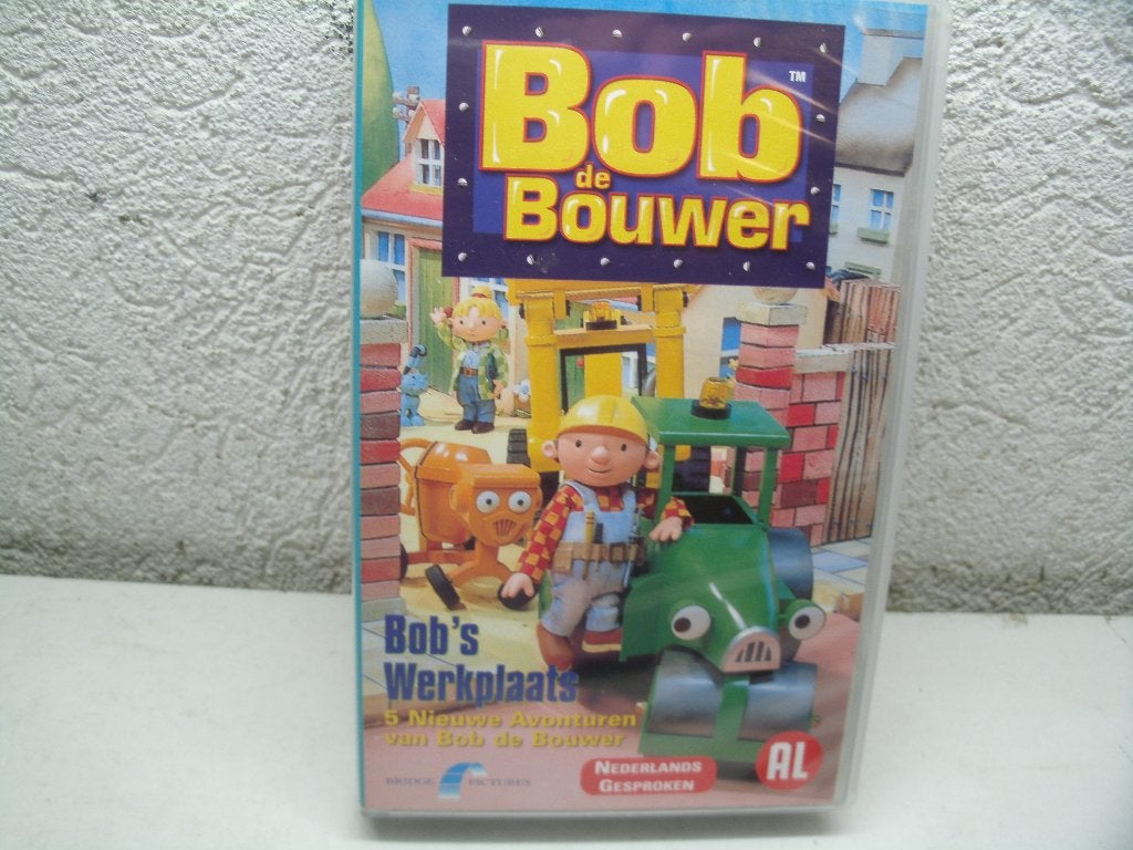 vhs 125a bob de bouwer bob's werkplaats, Cd's en Dvd's, VHS | Kinderen en Jeugd, Alle leeftijden, Ophalen of Verzenden, Zo goed als nieuw