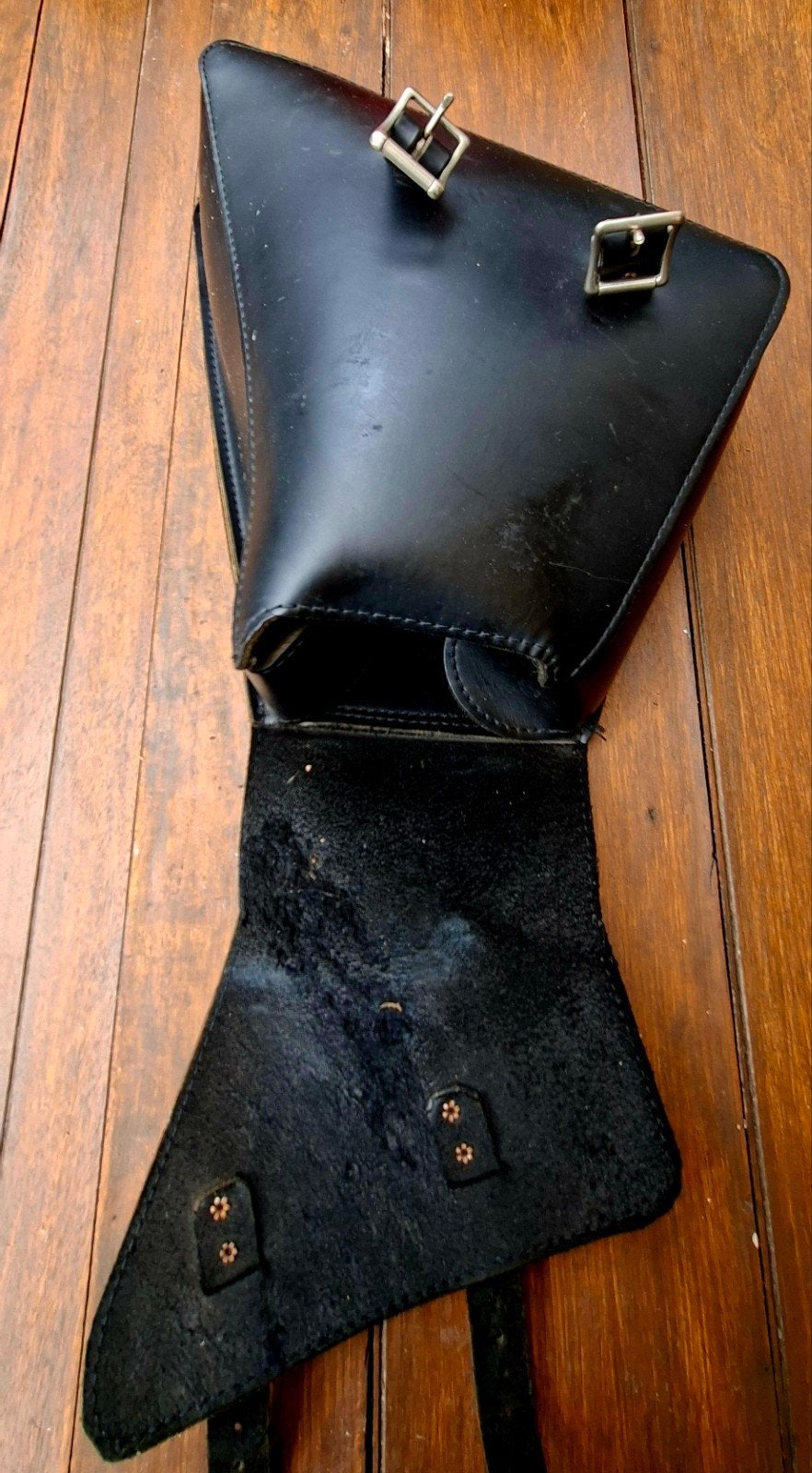 Leren motortas harley fxr 84, Ophalen of Verzenden, Gebruikt