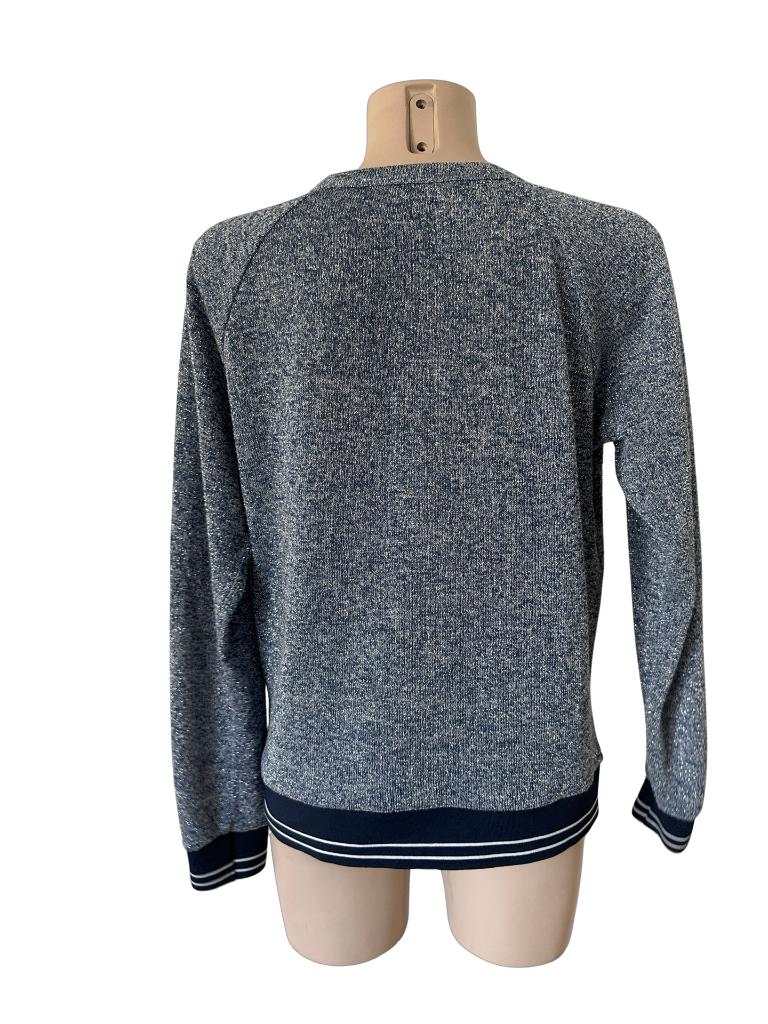 Mads Norgaard trui M, Zo goed als nieuw, Onder de knie, Verzenden, Blauw
