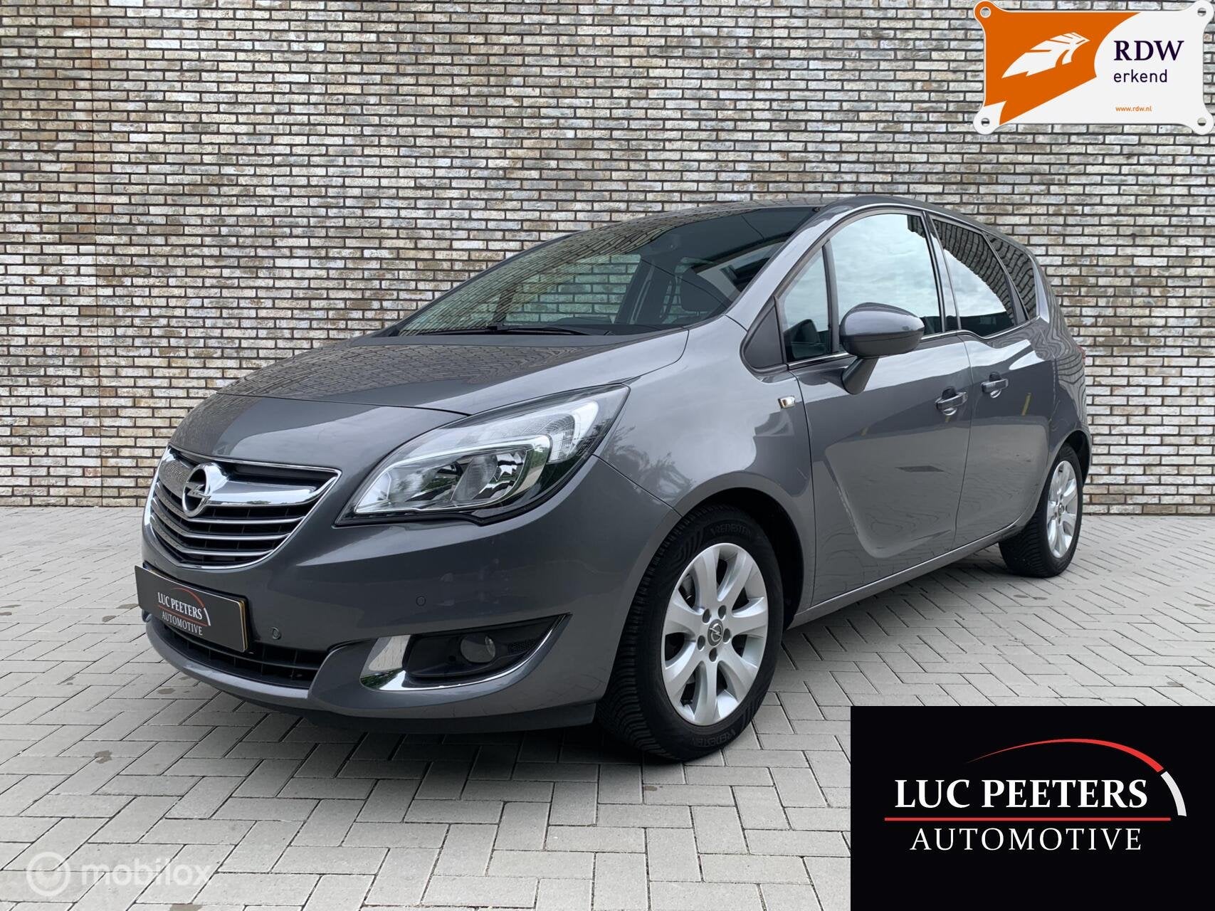 Opel Meriva 1.4 Turbo Cosmo/NAP/AC/CRUISE/NAVI/TREKH/APK-3-2, Voorwielaandrijving, Gebruikt, 4 cilinders, Origineel Nederlands