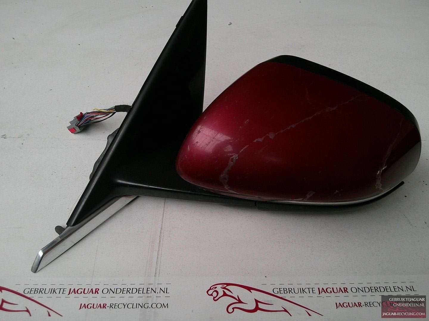 Spiegel links Jaguar XF rood 2012-2015 C2Z19375, Auto-onderdelen, Gebruikt, -, Ophalen of Verzenden, Jaguar
