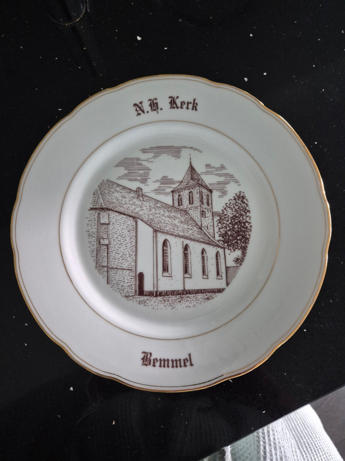 Gedenkbord NH Kerk Bemmel - Uitgifte 1987, Antiek en Kunst, Ophalen