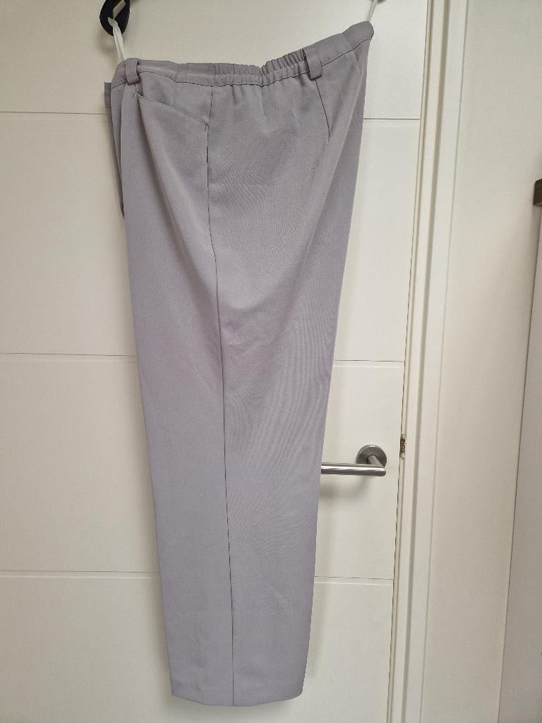 grijze broek / pantalon, maat 54, Kleding | Dames, Grote Maten, Ophalen of Verzenden, Zo goed als nieuw, Grijs, Broek of Spijkerbroek