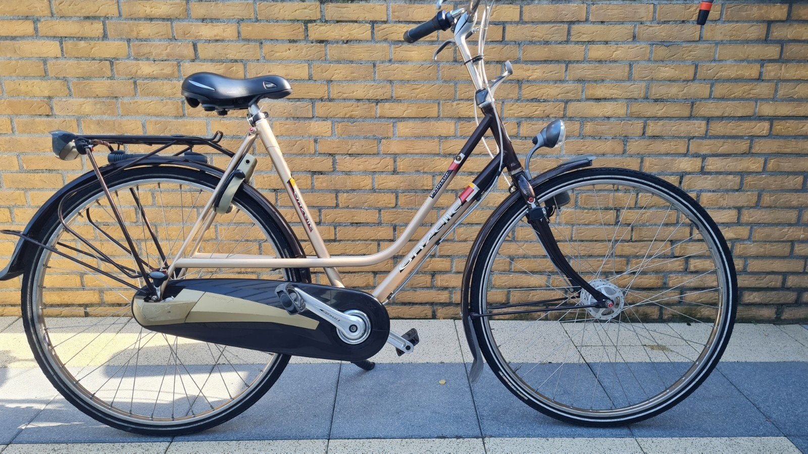 damesfiets, Ophalen, Versnellingen, 56 cm of meer, Zo goed als nieuw