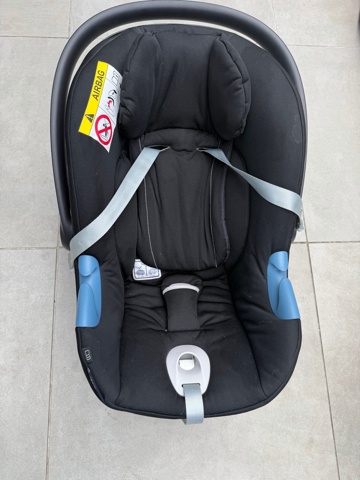 Cybex Zilver 5 baby autostoel - Zwart, Kinderen en Baby's, Autostoeltjes, Overige merken, 0 t/m 13 kg, Gebruikt, Autogordel