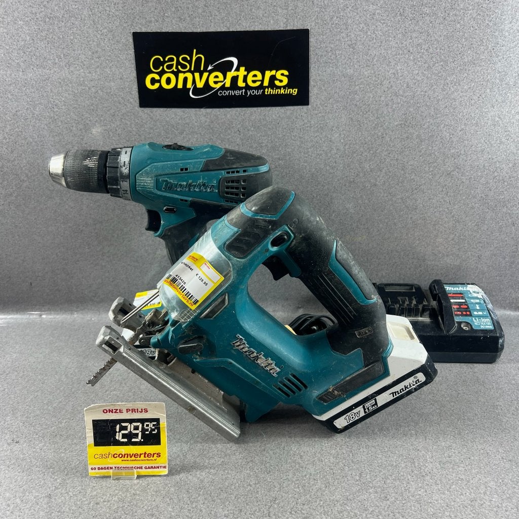Makita Decoupeerzaag + Accu schroeftol | DF457D | 413426