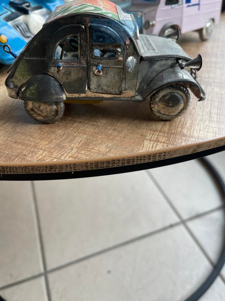 Leuke blikken eend - decoratief object, geen speelgoed, Hobby en Vrije tijd, Modelbouw | Auto's en Voertuigen, Gebruikt, Ophalen