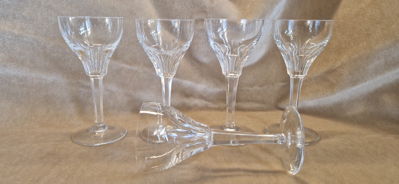 5x Kristallen Glazen Royal Leerdam Brioso, Ophalen