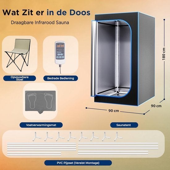 Infrarood Sauna Tent – Mobiele Sauna – Persoonlijke Sauna, Corvance B.V., Verzenden, Nieuw, Corvancebol@gmail.com