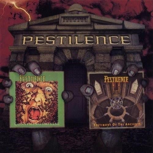 Pestilence - Consuming/Testimony 2CD NL Death Metal 1989-91, Cd's en Dvd's, Cd's | Hardrock en Metal, Zo goed als nieuw, Ophalen of Verzenden