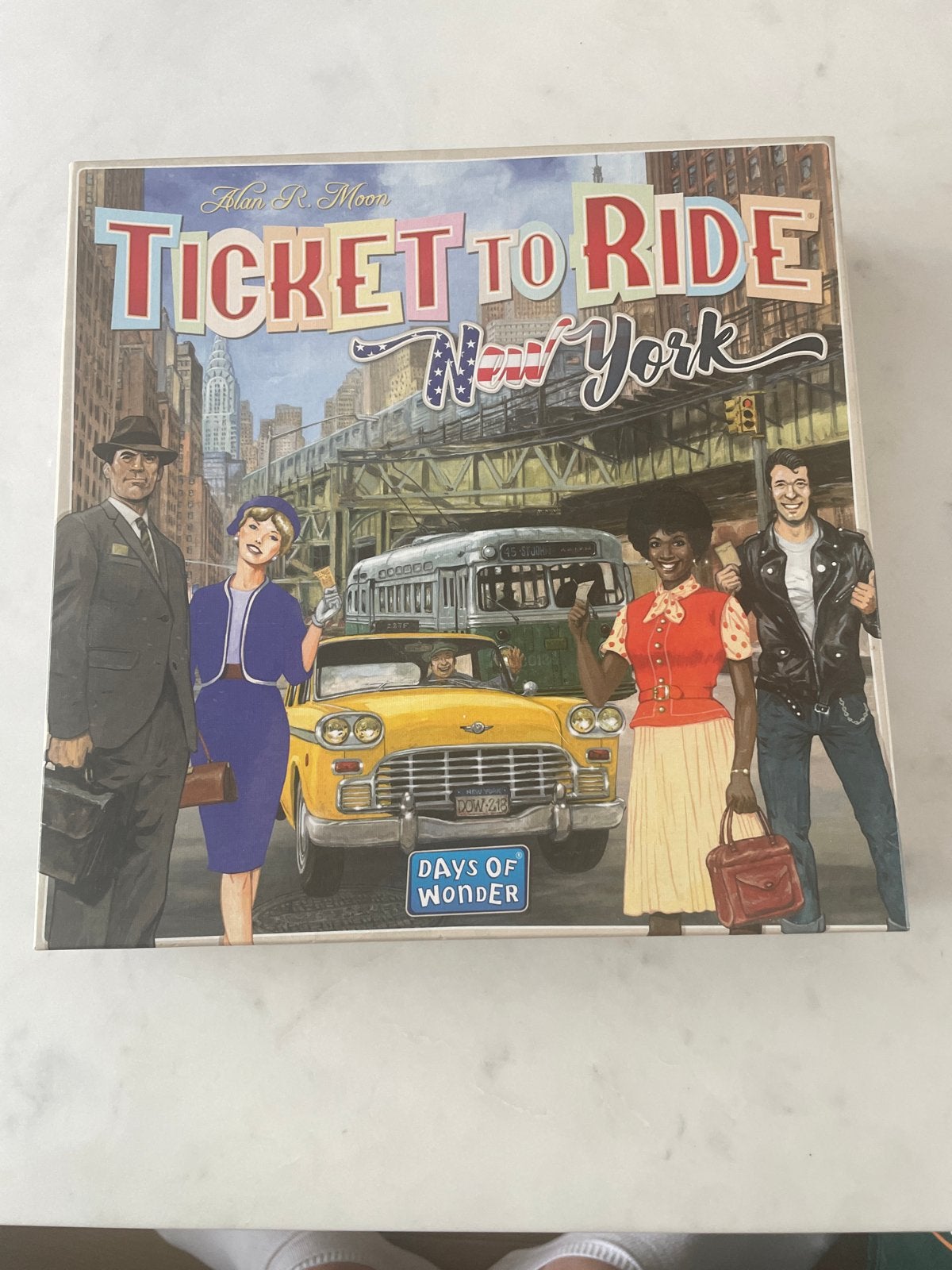 Ticket to Ride New York - Bordspel, Hobby en Vrije tijd, Gezelschapsspellen | Bordspellen, Drie of vier spelers, Ophalen of Verzenden