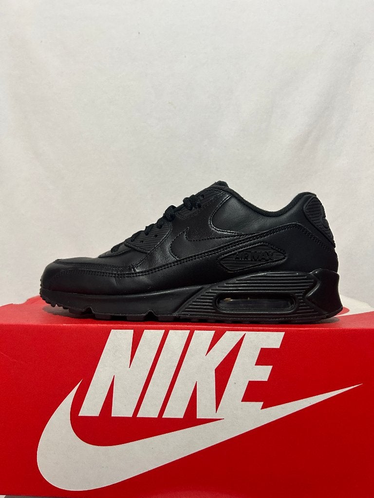 ALS NIEUW! Maat 42 - Nike Air Max 90 Leather Black, Kleding | Heren, Schoenen, Verzenden, Zwart, Nike, Nike