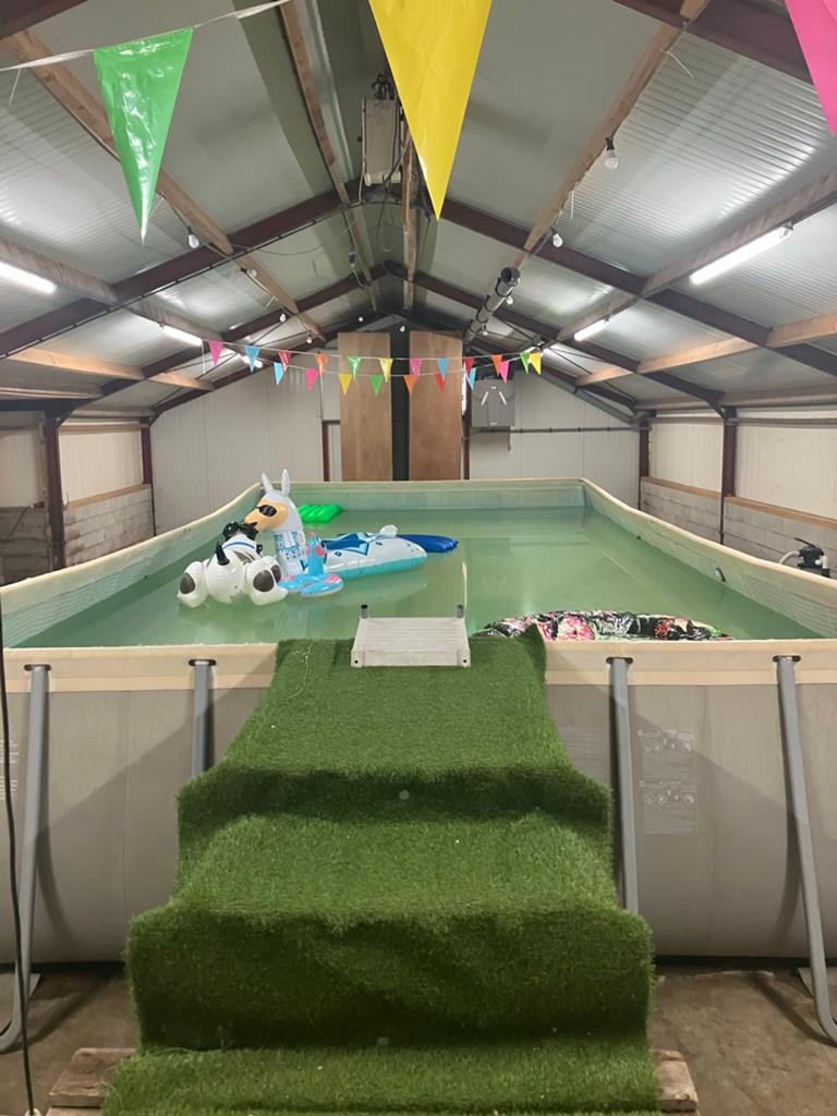 Groot Intex Opzetzwembad - Ideaal voor de zomer!, 120 cm of meer, Gebruikt, 300 cm of meer, Ophalen of Verzenden