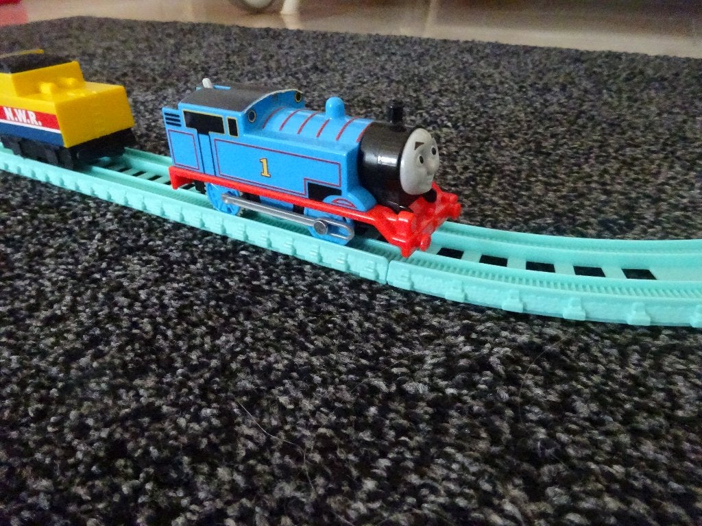 Thomas Treinbaan met treintjes, Compleet, Gebruikt, Overige thema's, Ophalen of Verzenden