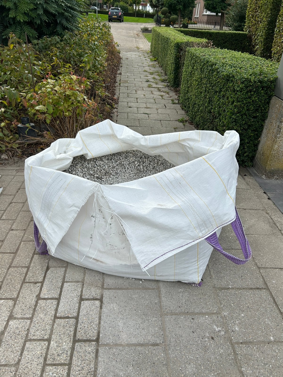 Kiezel ice blue, Tuin en Terras, Ophalen, Zo goed als nieuw