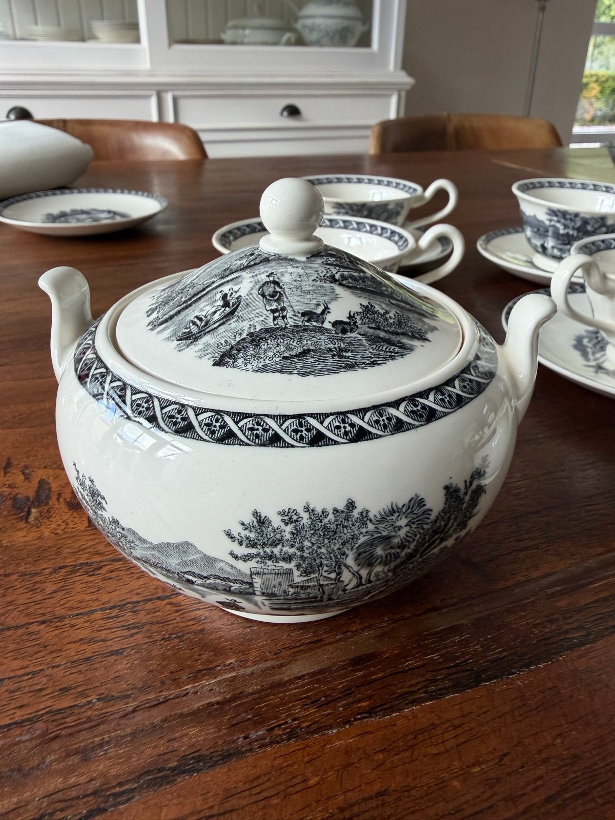Wedgwood Lugano suikerpot - Made in England, Ophalen of Verzenden