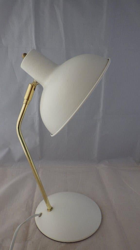 mooie witte bureaulamp, Huis en Inrichting, Bureaulamp, Gebruikt, Vintage, Meerkleurig