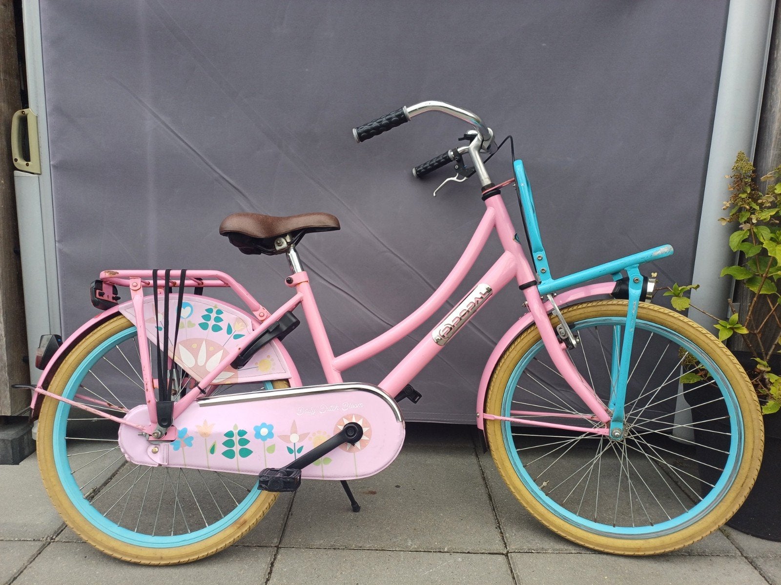 nette popal meisjes fiets 22inch, Ophalen, Terugtraprem, 22 inch, Gebruikt