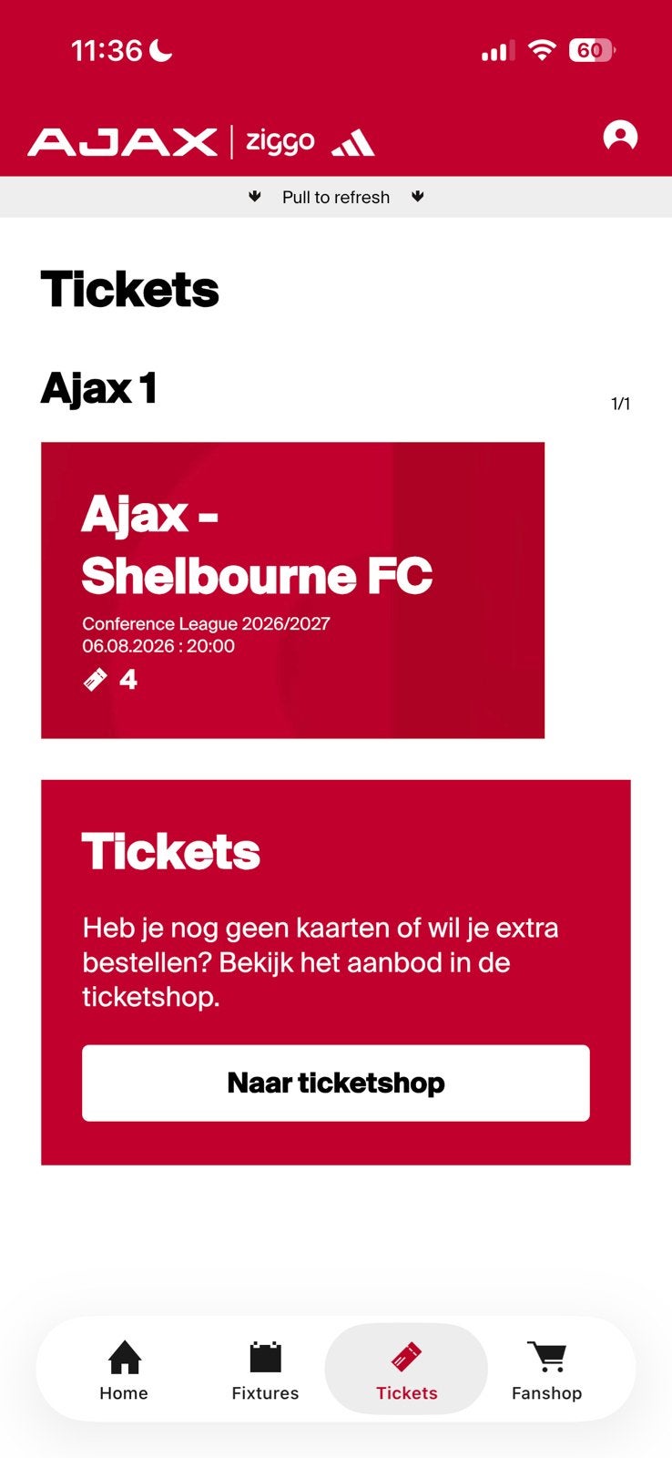 Ajax kaarten te koop 2 of 4, Tickets en Kaartjes, Losse kaart, Drie personen of meer, Augustus, Europa of Champions League