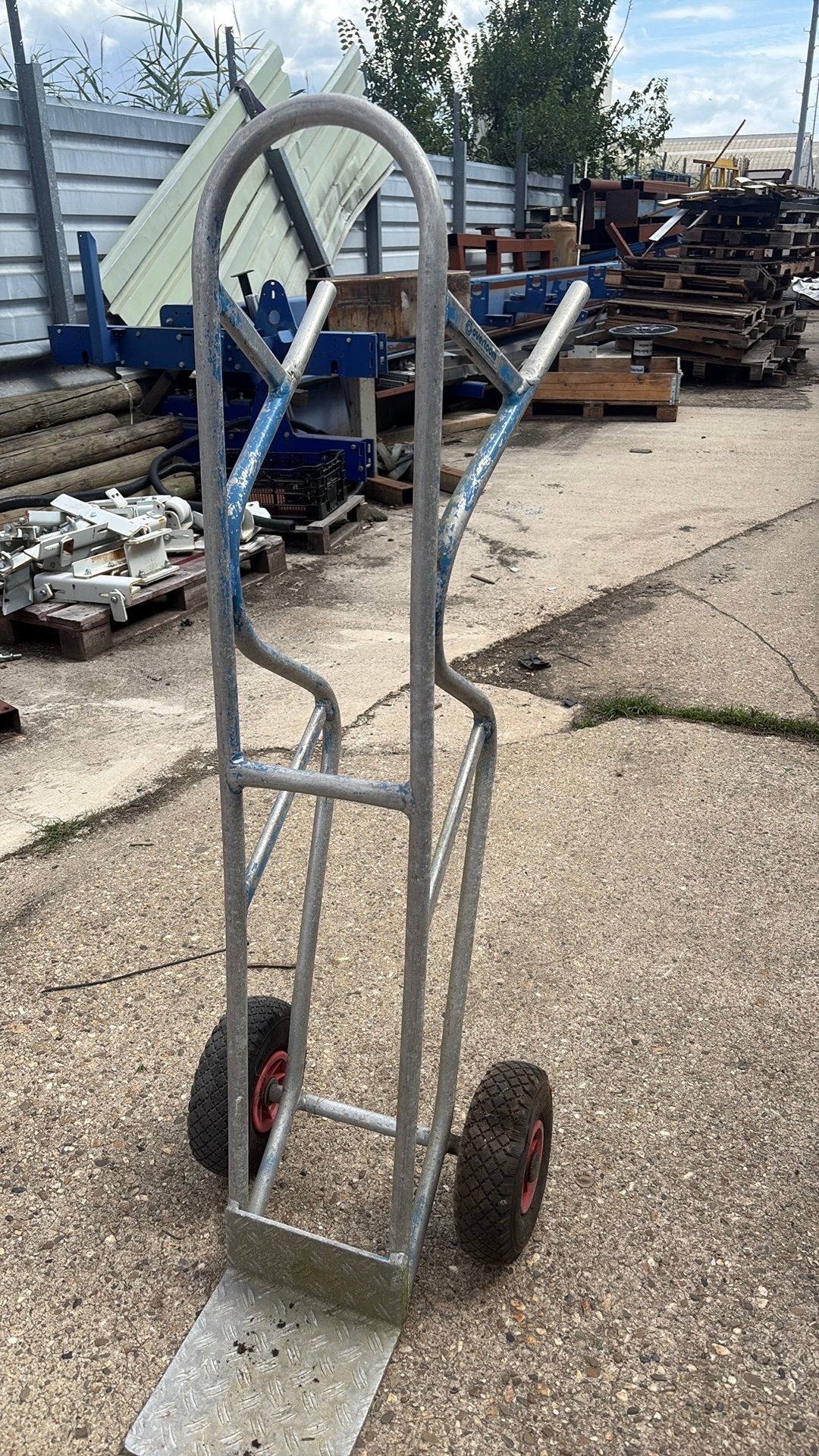 Overtoom Steekwagen 25 cm breed, Transportkar, 100 liter of meer, Ophalen of Verzenden, Zo goed als nieuw