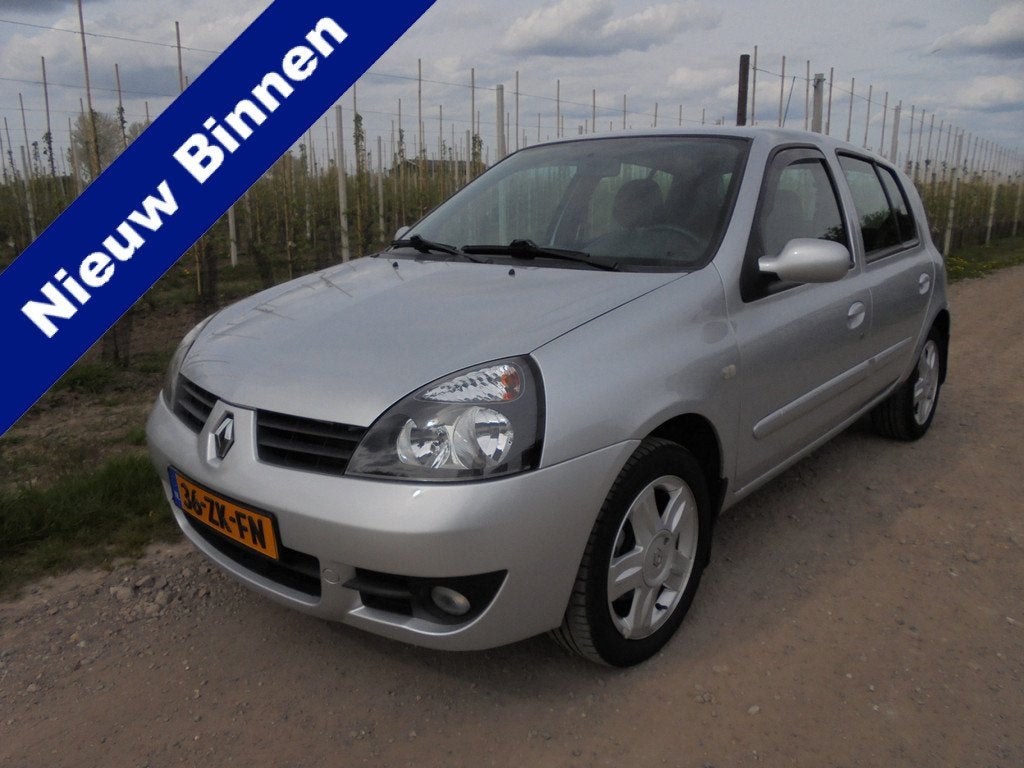 Renault Clio 1.2-16V Campus *38.000 org.km. NAP*AIRCO*APK 3-, Auto's, Voorwielaandrijving, Gebruikt, Metallic lak, 4 cilinders
