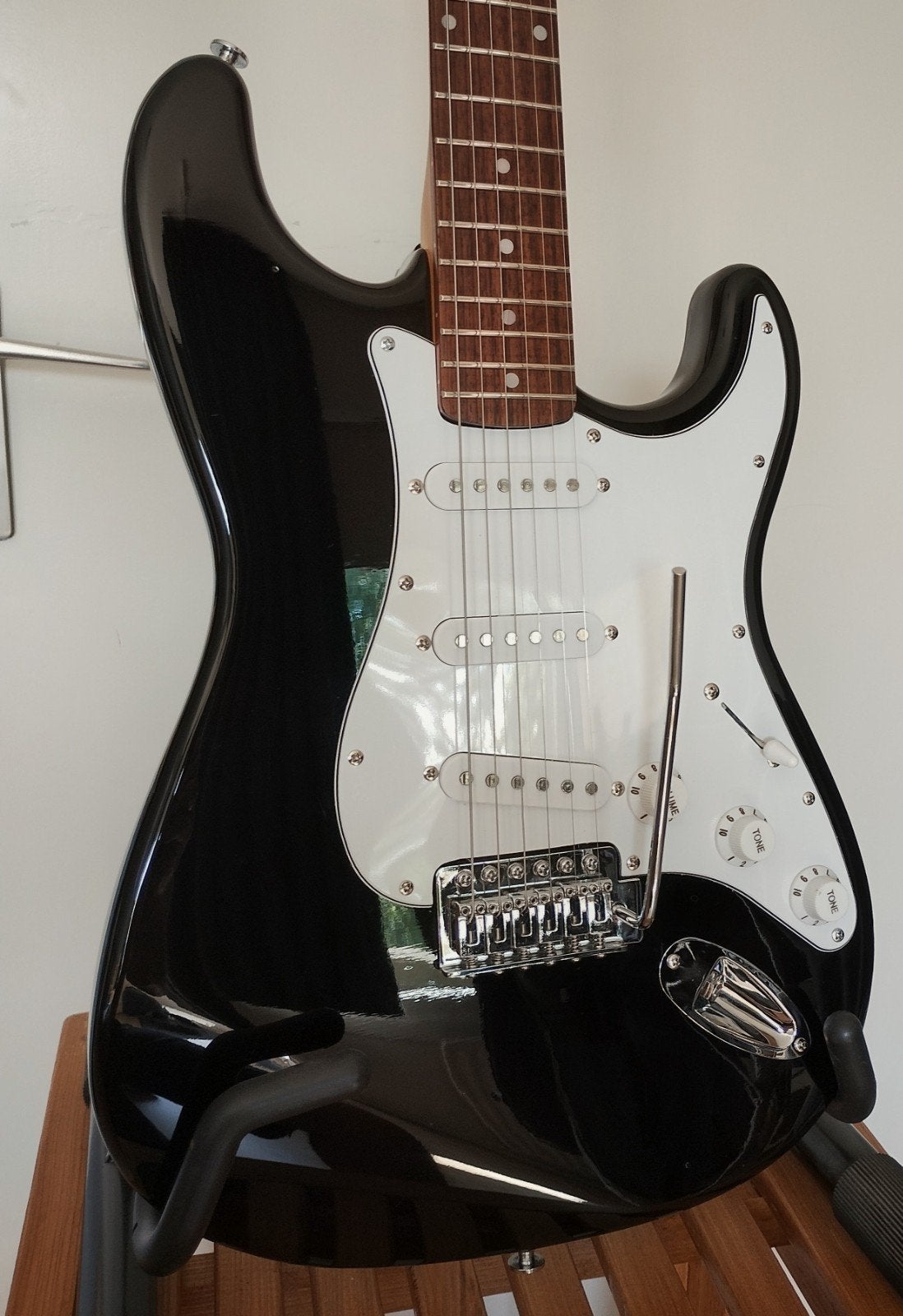 Stratocaster elektrische gitaar, Muziek en Instrumenten, Ophalen of Verzenden, Gebruikt, Solid body, Overige merken