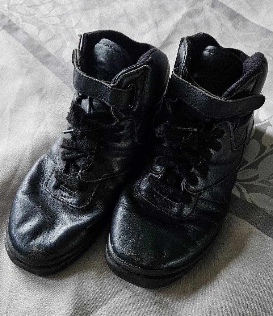 Zwarte leren danssneakers / jazzsneakers Papillon – maat 39, Ophalen of Verzenden, Gebruikt, Schoenen
