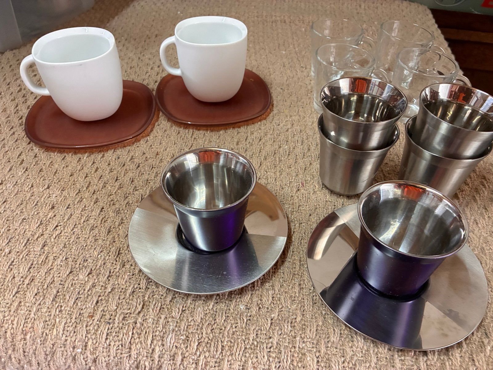 Nespresso originele diverse  kopjes glazen, Huis en Inrichting, Keramiek, Nieuw, Ophalen of Verzenden, Modern