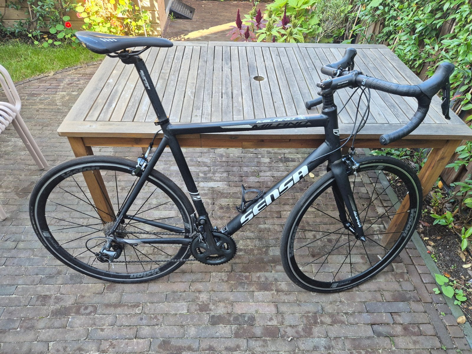 Sensa Milano racefiets - 58cm frame, Shimano Tiagra, Gebruikt, Aluminium, 57 tot 61 cm, Meer dan 20 versnellingen