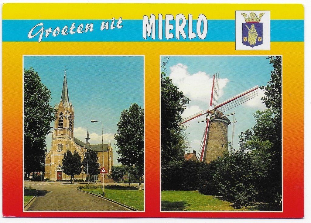 Mierlo Ongelopen Ansichtkaart ( B5581 ), Verzamelen, Ansichtkaarten | Nederland, Ophalen of Verzenden, 1980 tot heden, Ongelopen
