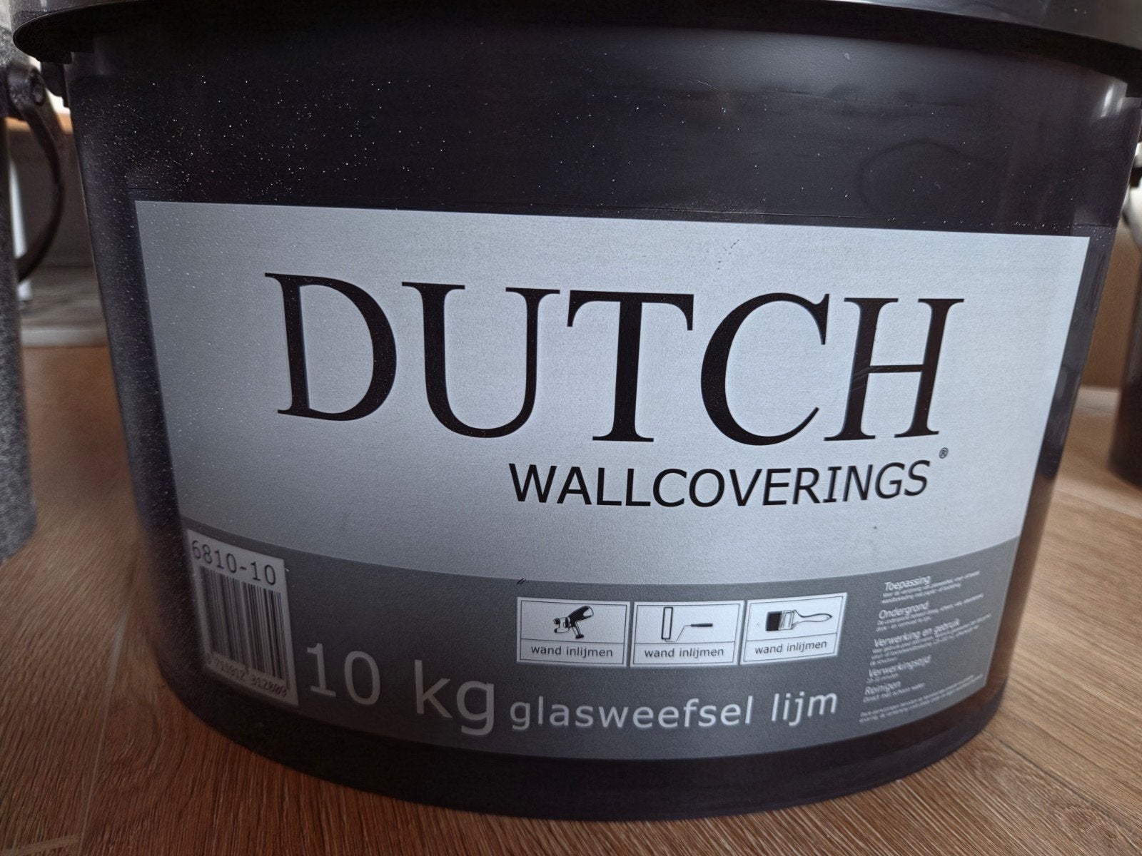3x 10 kg - Dutch Wallcoverings + renovlies behang 8 stuks., Doe-het-zelf en Verbouw, Ophalen, Nieuw, Wit
