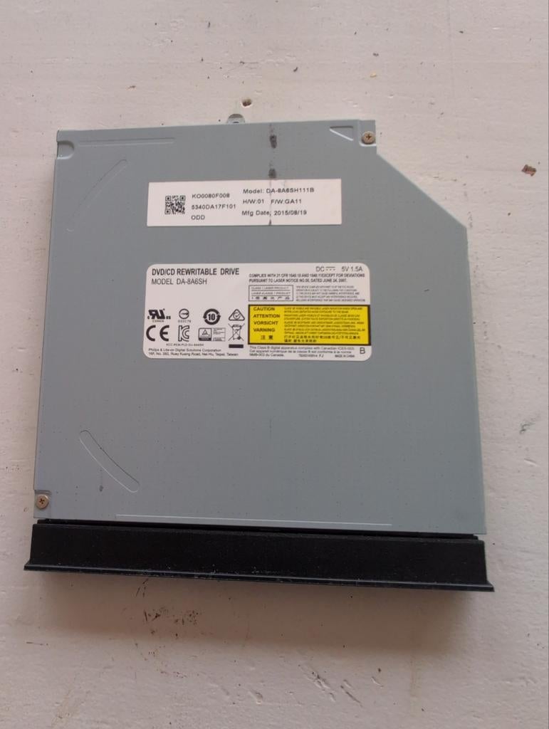 DVD/CD Rewritable Drive DA-8A6SH - Gebruikt, Computers en Software, Optische drives, Gebruikt, Intern, MacOS, Windows, Cd, Dvd