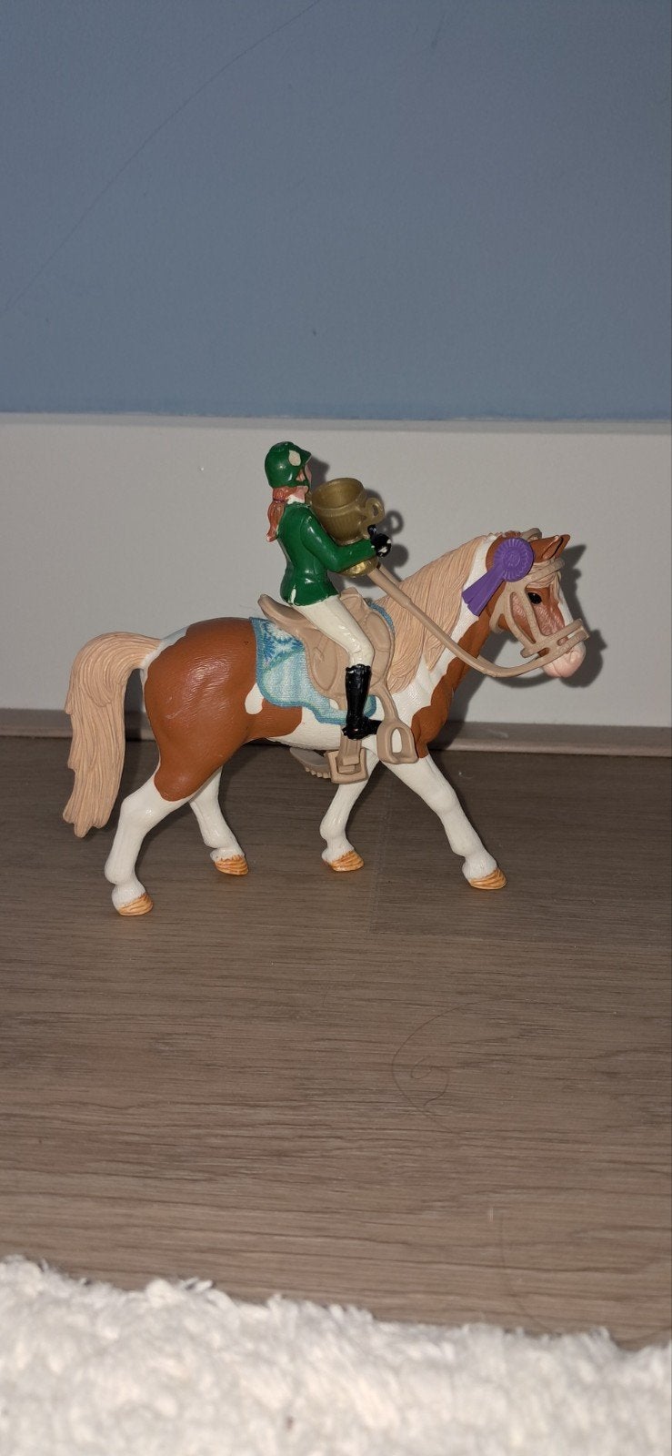 Schleich - Samengestelde wedstrijd set met accesoires, Kinderen en Baby's, Speelgoed | Overig, Ophalen of Verzenden, Zo goed als nieuw
