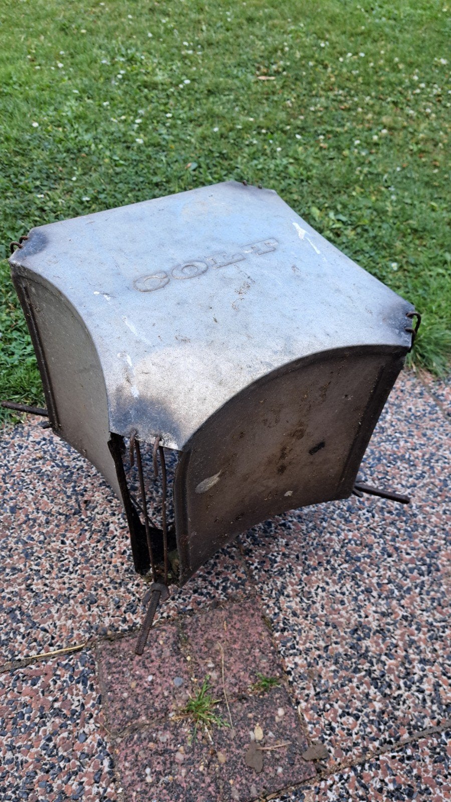 Vintage kolenkachel/kolenkit - decoratief item, Ophalen