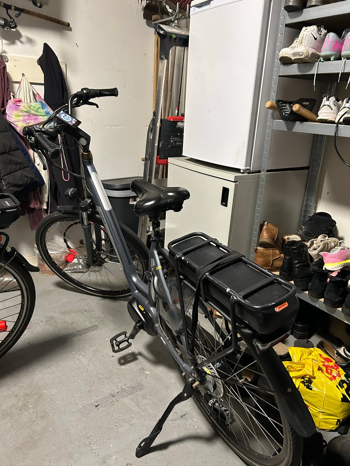 Amslod elektrische fiets - Zo goed als nieuw, Ophalen, Zo goed als nieuw, Cortina, 50 km per accu of meer