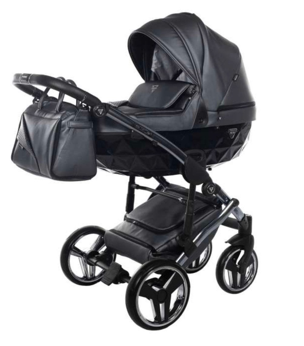 Junama Dimont Kinderwagen Compleet met Reiswieg en Regenhoes, Gebruikt, Combiwagen, Met reiswieg, Ophalen