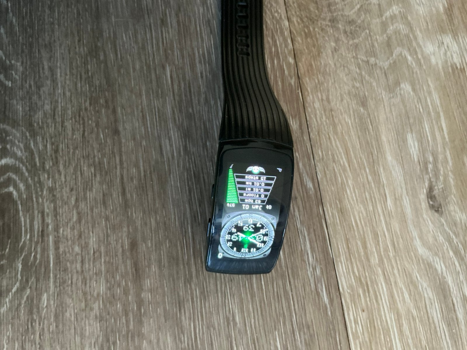 Samsung Gear fit2 (Pro) Fitness tracker -zwart, Gebruikt, Zwart, Ophalen of Verzenden, Waterdicht