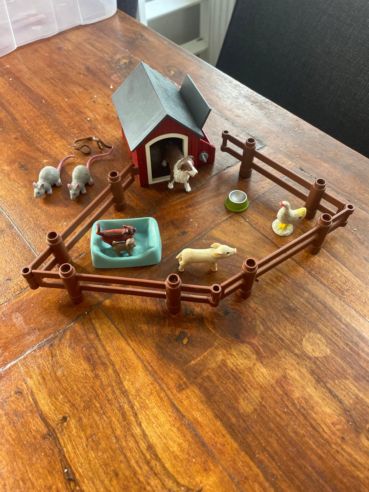 Schleich Boerderij Set met Dieren en Hek, Ophalen, Gebruikt, Jongen of Meisje