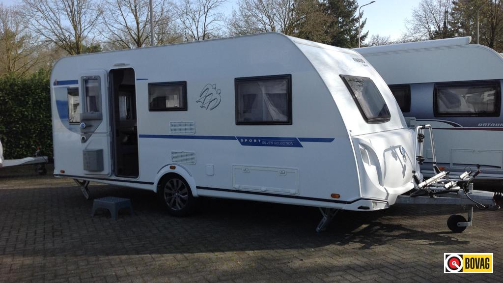 Knaus Sport Silver Selection 500 EU, Caravans en Kamperen, Caravans, Schokbreker, Rondzit, 5 tot 6 meter, Knaus