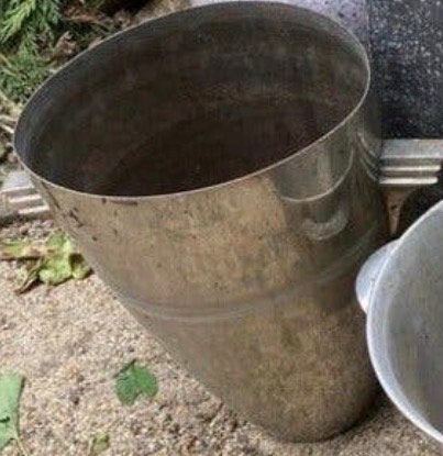 Grote metalen emmer/bak/ koeler, Ophalen of Verzenden