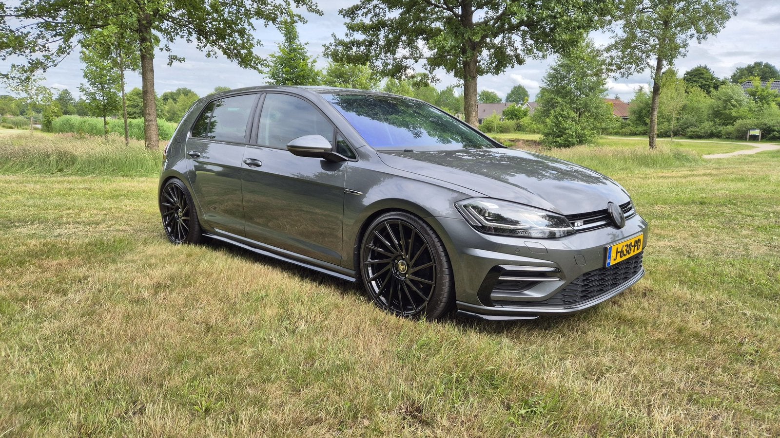 Volkswagen Golf 7.5 1.5 TSI 150pk 2019 Grijs, Auto's, Volkswagen, Voorwielaandrijving, 1498 cc, Zwart, 4 cilinders