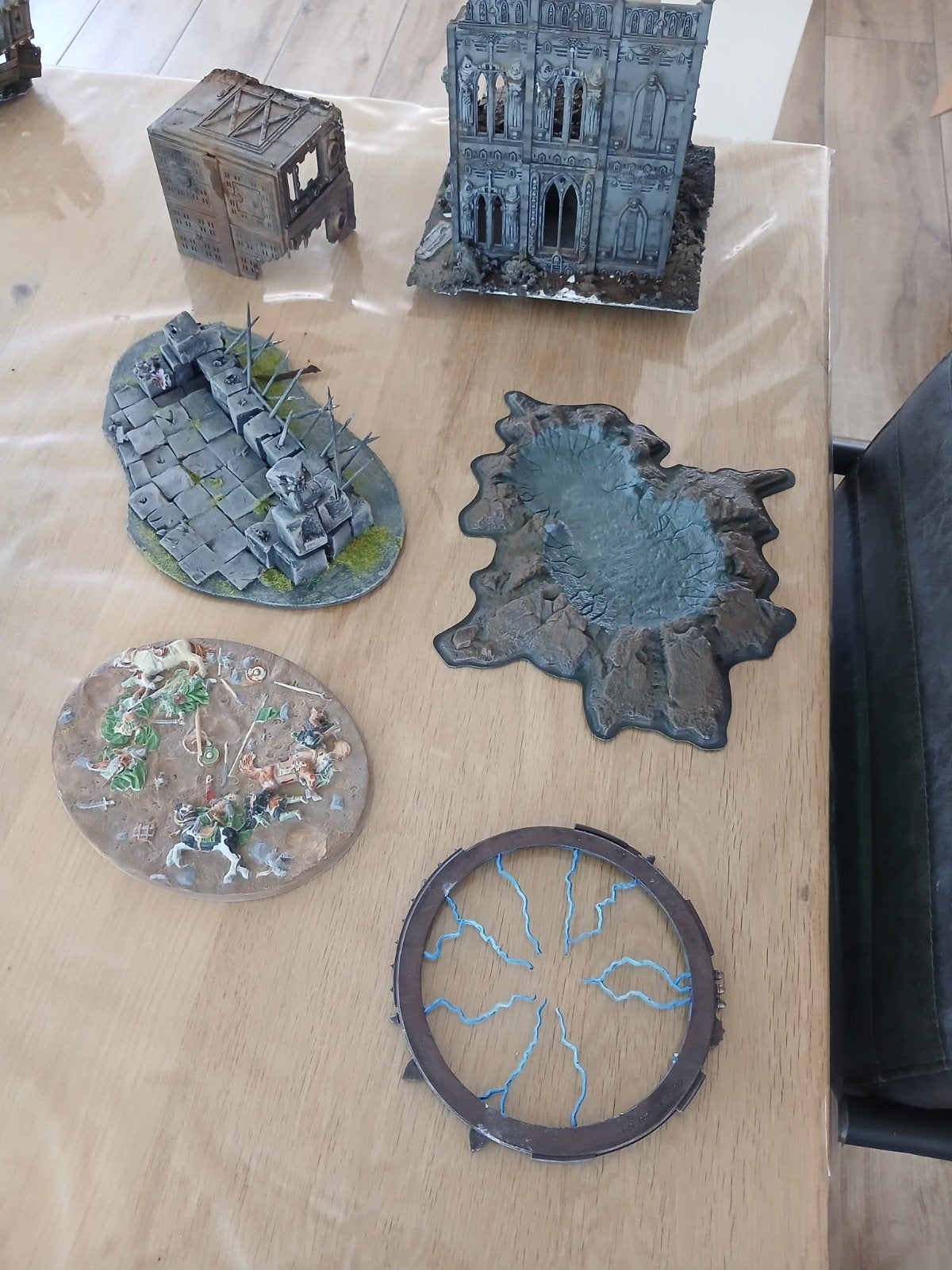partij warhammer terrain beschilderd tafelterrein (scenery), Ophalen of Verzenden