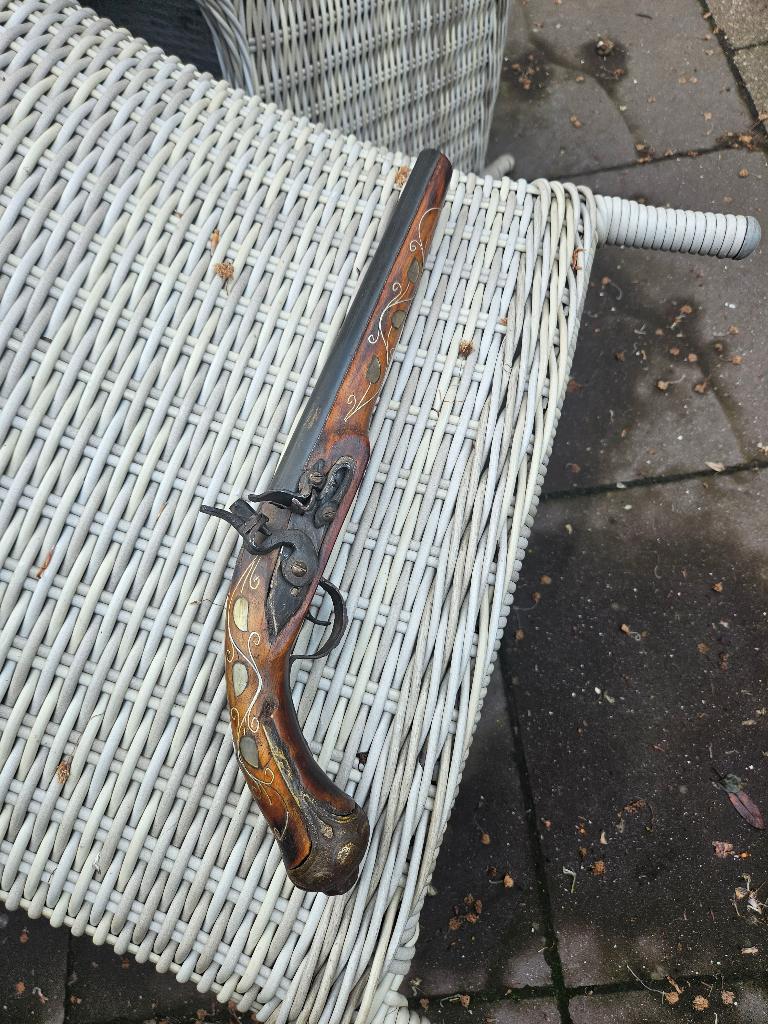 Decoratief musket pistool, Ophalen of Verzenden, Landmacht, Nederland