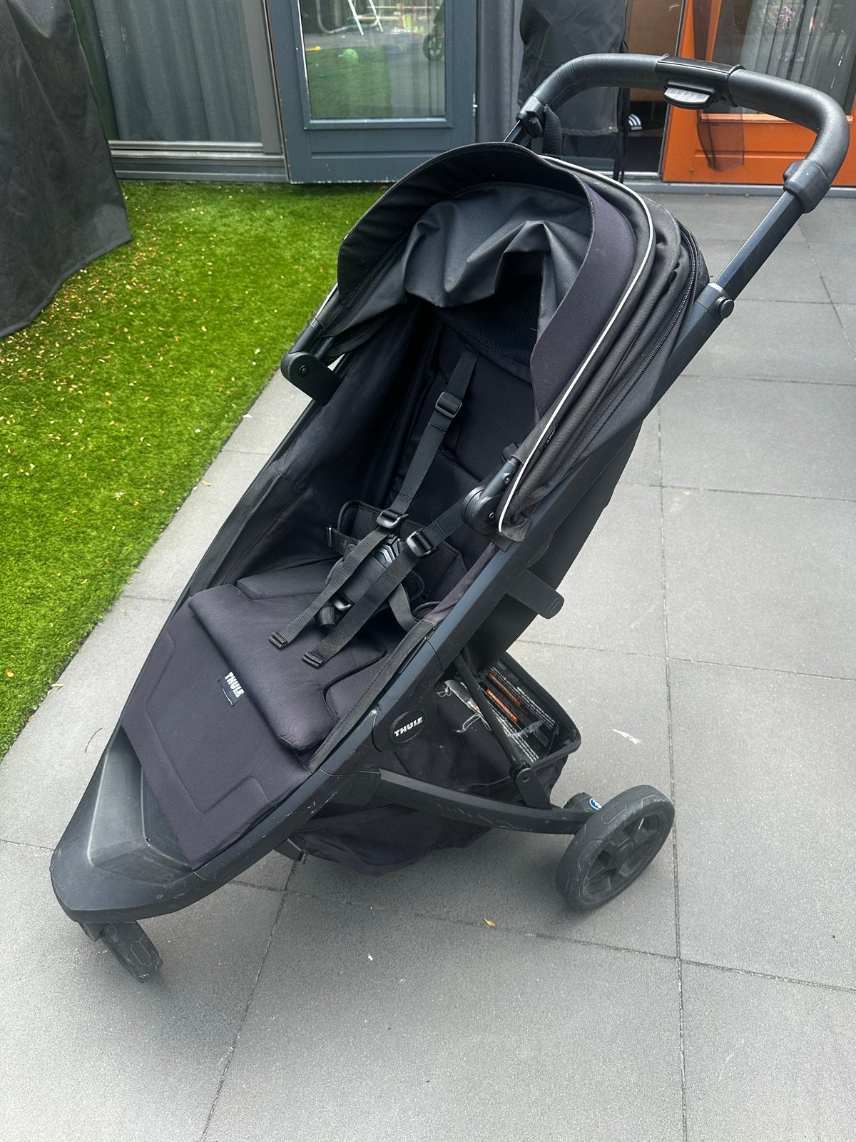 Thule Spring Buggy - Gebruikte Staat, Kinderen en Baby's, Ophalen, Gebruikt, Overige merken, Zonnekap