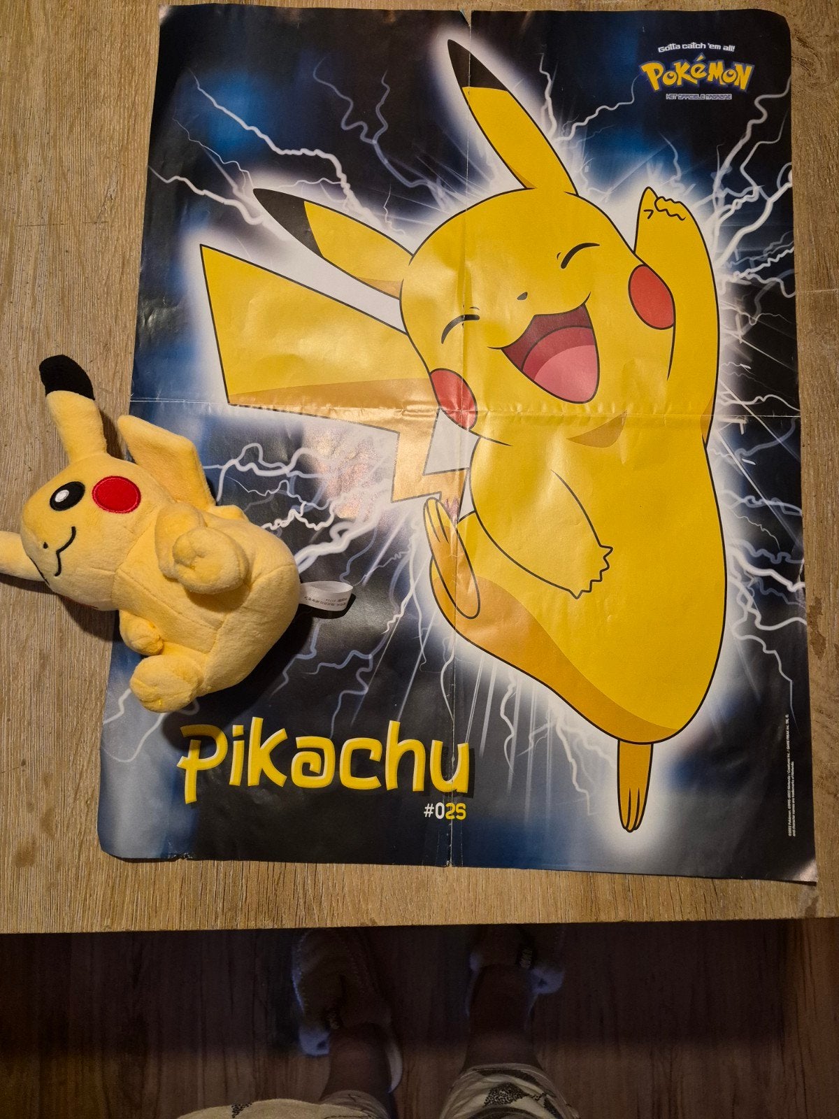 Poster plus knuffel pikachu, Ophalen of Verzenden