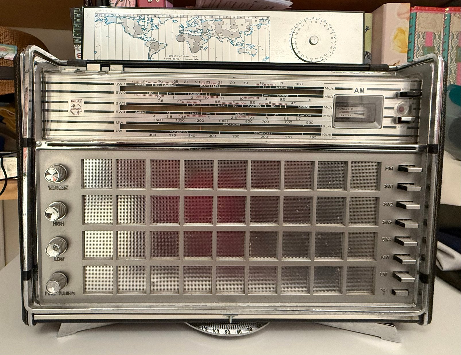 Philips 22 RL 798 Radio, Audio, Tv en Foto, Ophalen, Gebruikt, Wereldontvanger
