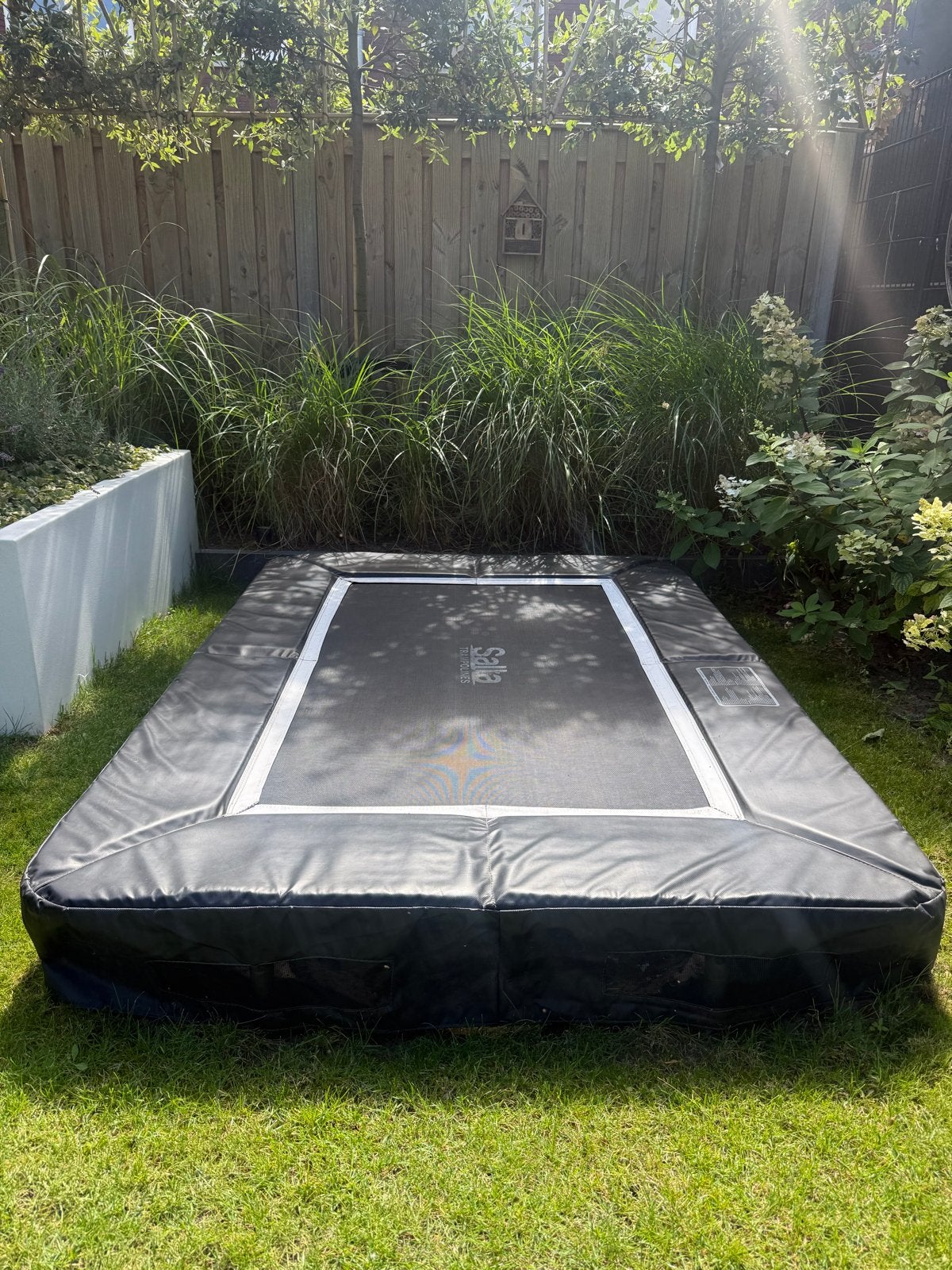 Salta Trampoline Inground Rechthoekig, Ophalen, Gebruikt