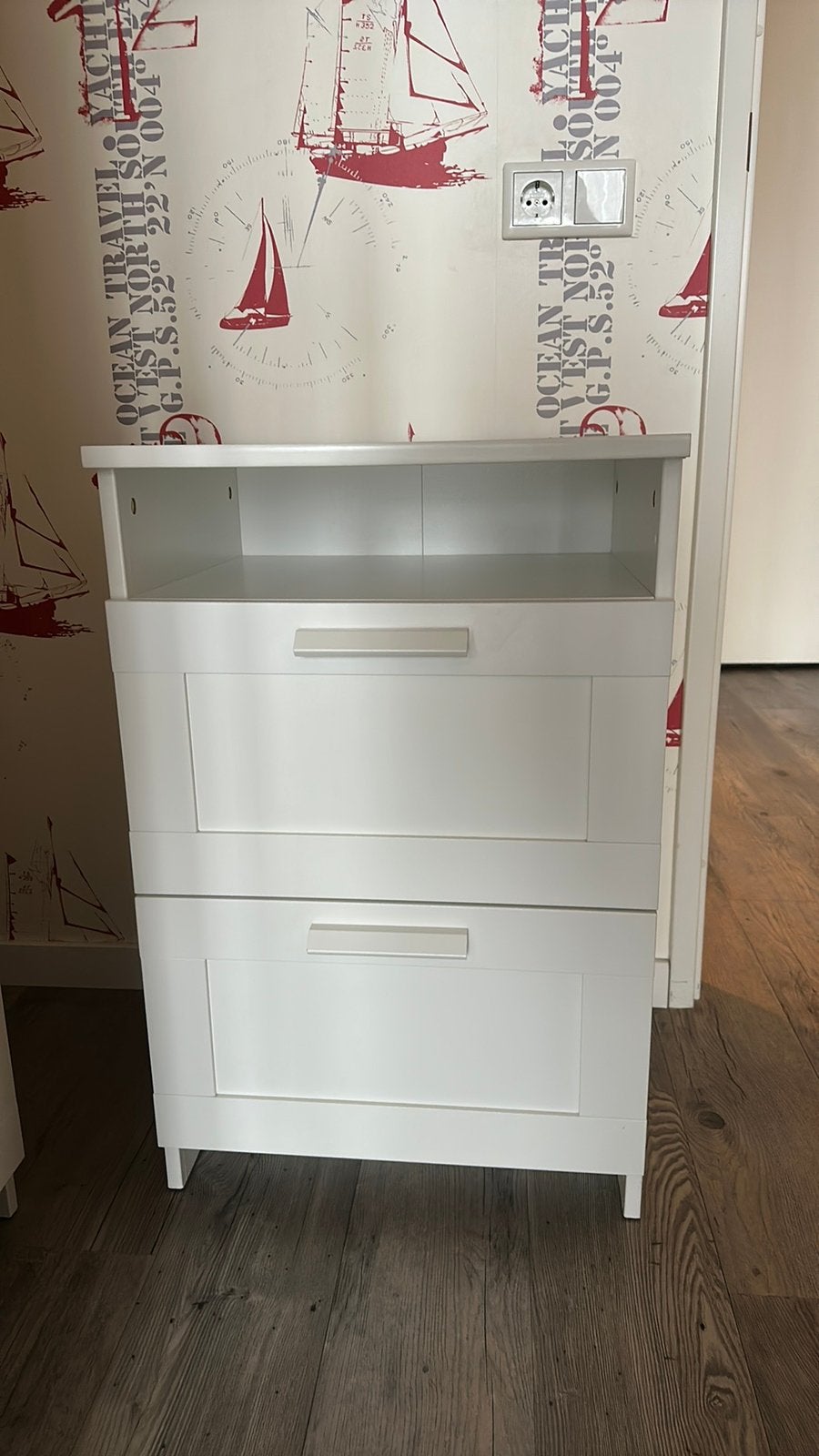 2 ladekastjes, Huis en Inrichting, Kasten | Ladekasten, Ophalen, 1 of 2 laden, 50 tot 100 cm, Zo goed als nieuw