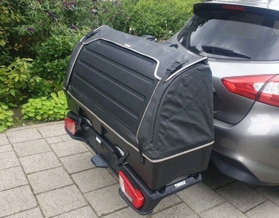 Thule Backspace trekhaakbox/ trekhaakkoffer 300 liter, Auto diversen, Bagagerekken, Ophalen, Zo goed als nieuw
